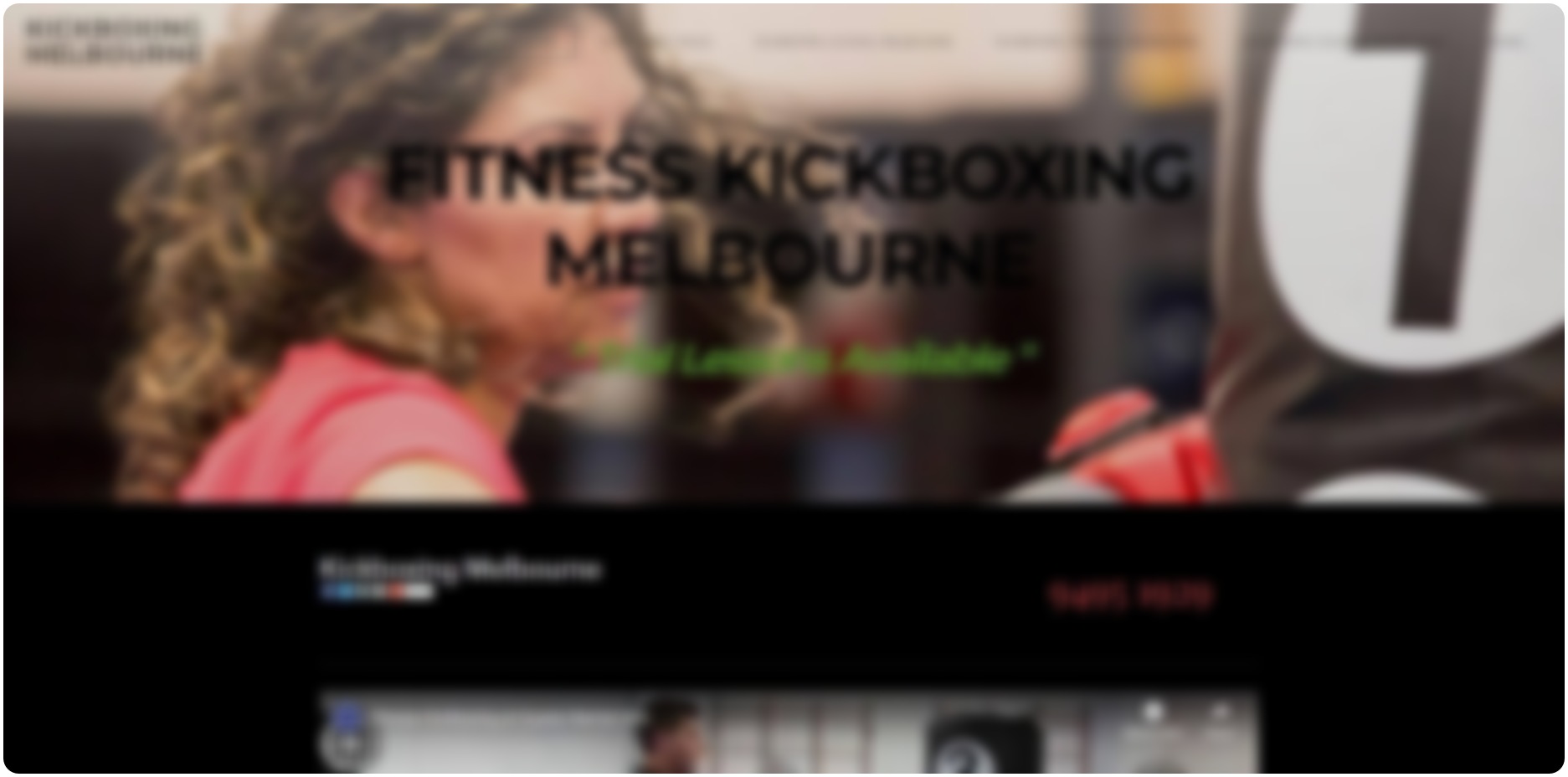 kickboxing melbourne gym 