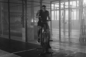 man elliptical bike gym